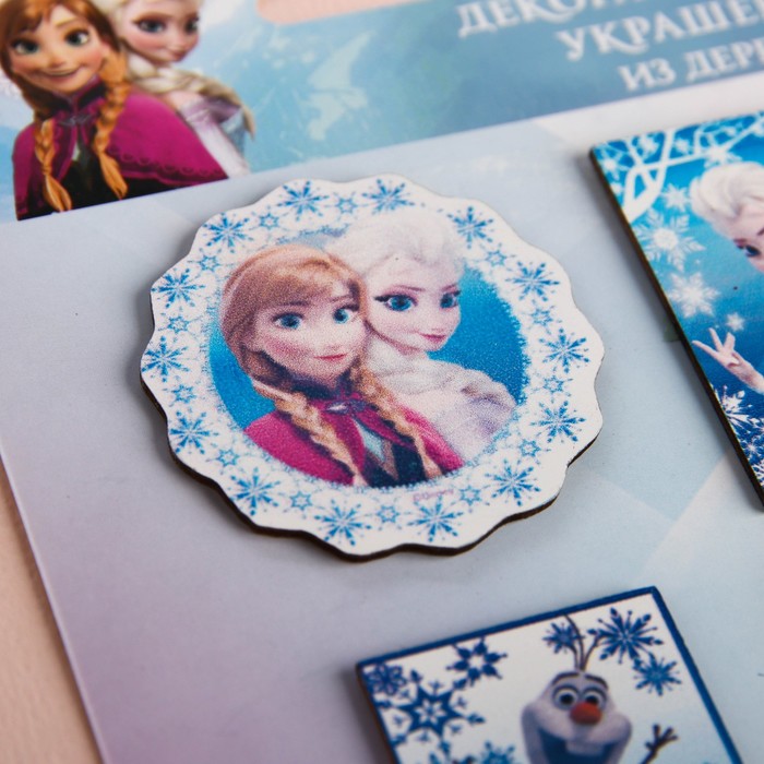 Набор декоративных элементов (4 шт) "Волшебство рядом", Холодное сердце