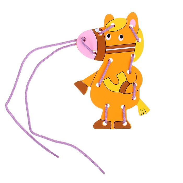 Шнуровка "Лошадка с подковой"