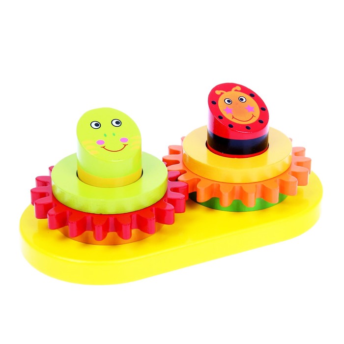 Пирамидка логическая из массива дерева "На полянке"