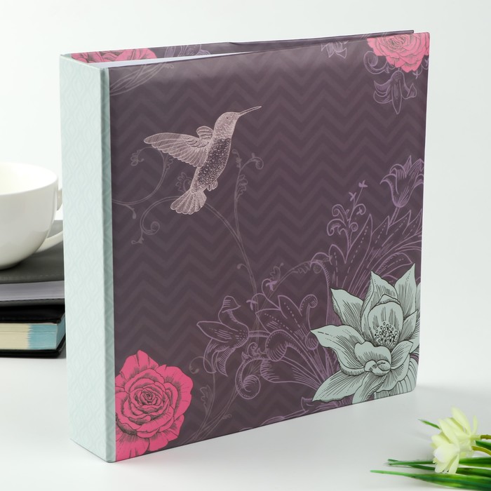 Фотоальбом на 200 фото 10х15 см "Колибри" (бумажные листы)