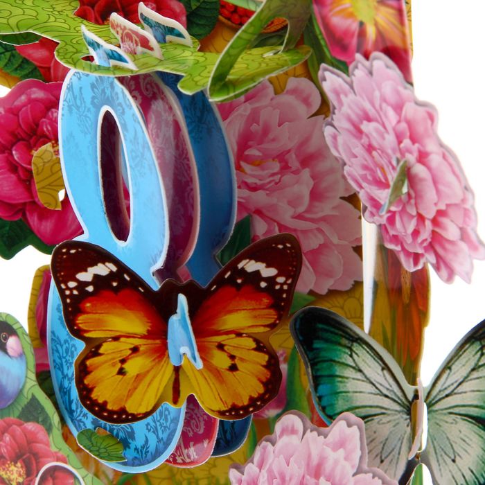 Настольная открытка-сувенир с 8 Марта "Счастья"