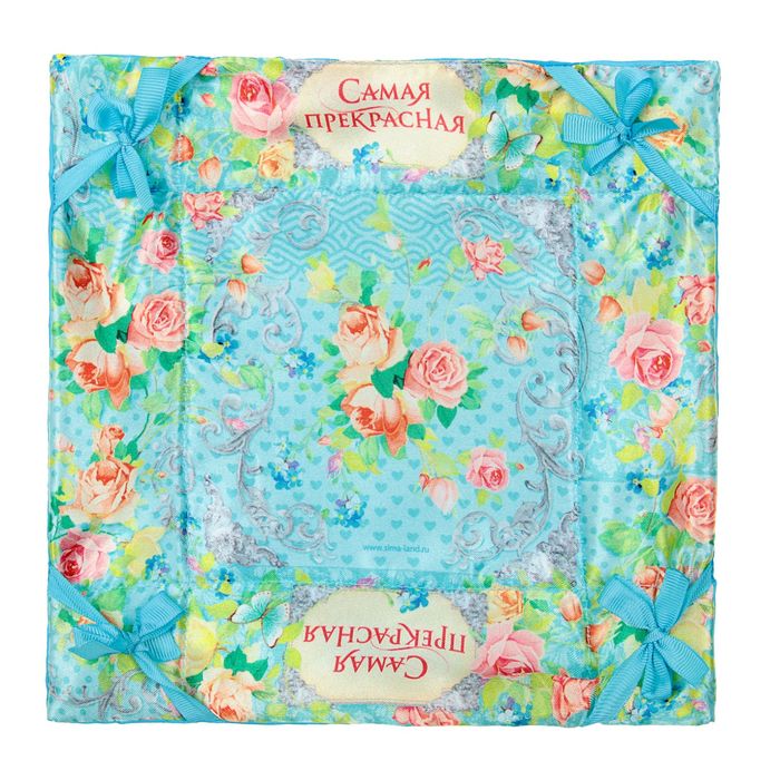 Наб. полотенец Collorista "Самая прекрасная" 30х30 см - 3шт, хлопок 340гр/м2