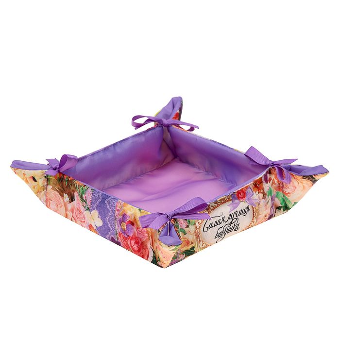 Наб. полотенец Collorista "Любимая бабушка" 30х30 см - 3шт, хлопок 340гр/м2