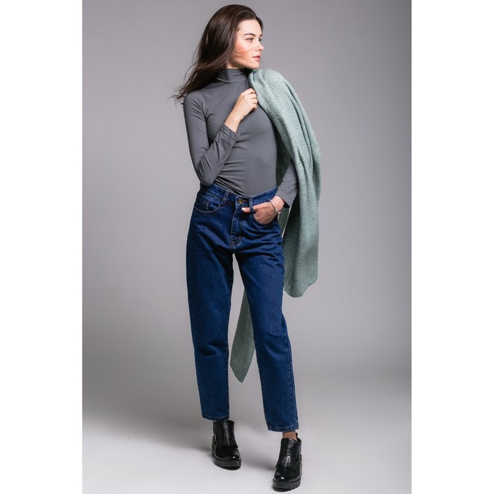 Шарф "Абстракция", размер 70х200 см, цвет голубой