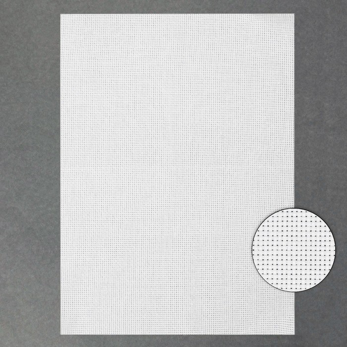 Канва для вышивания №11, 30 × 40 см, цвет белый канва мп студия канва мп студия кд 169 дизайнерская канва 21 30 см