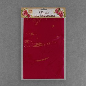

Канва для вышивания №11, 50 × 50 см, цвет красный