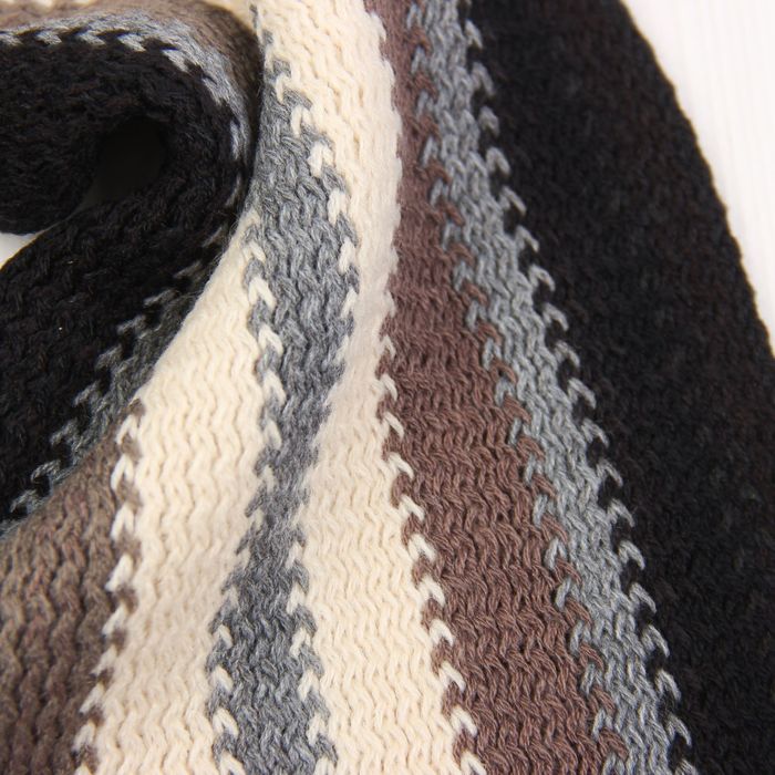 Шарф мужской "Амстердам", цвет черно-серый,18*160 см, 100% полиэстер , акрил