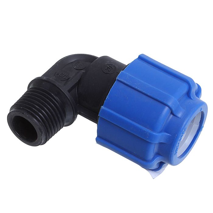 Угол ПНД "ТПК-Аква", 20 мм х 1/2", наружная резьба