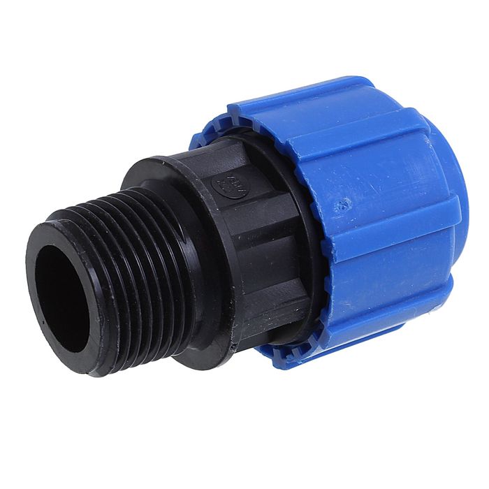 Муфта ПНД "ТПК-Аква", 20 мм х 3/4", наружная резьба