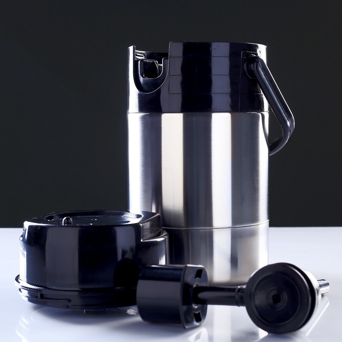 Термос "Гейзер" с пневмонасосом, 1.75 л, 49 °С, 24 ч