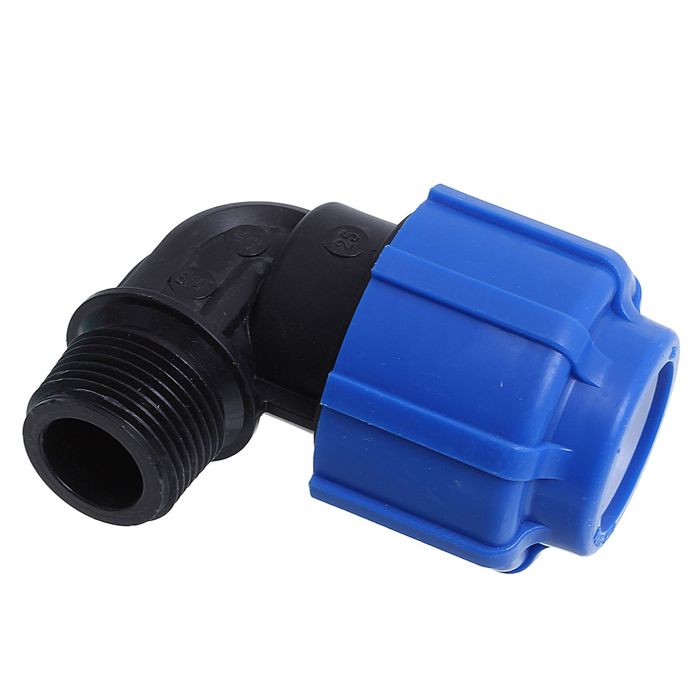 Угол ПНД "ТПК-Аква", 25 мм х 3/4", наружная резьба