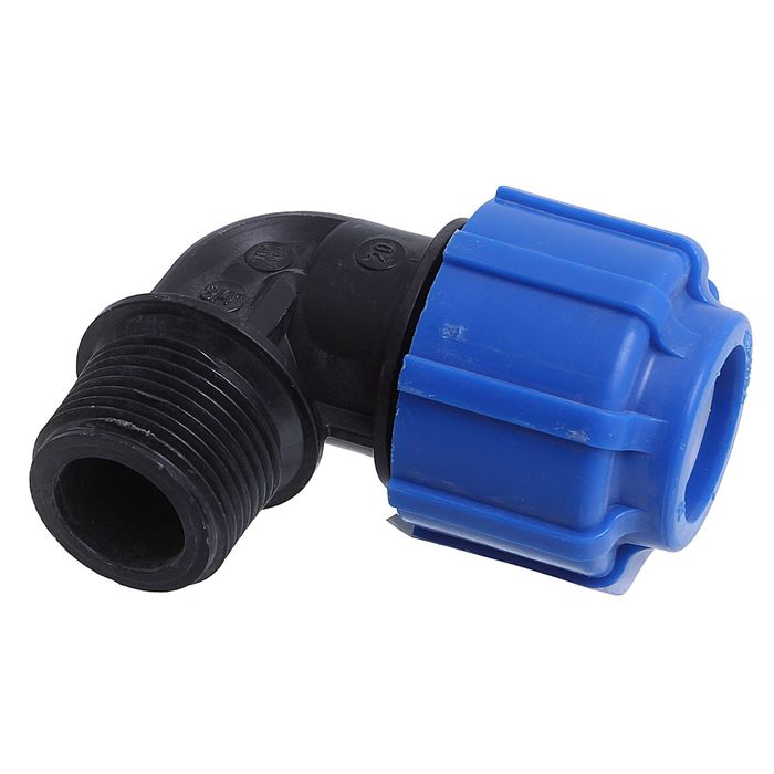 Угол ПНД "ТПК-Аква", 20 мм х 3/4", наружная резьба