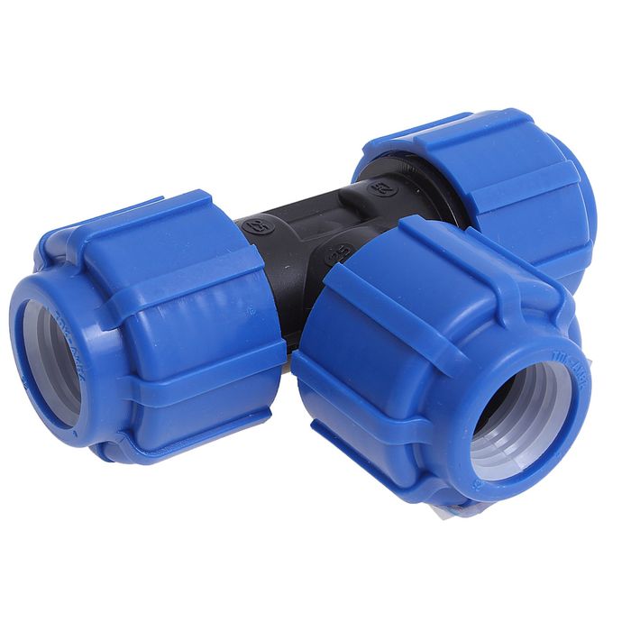 Тройник ПНД "ТПК-Аква", 25 мм, 90°