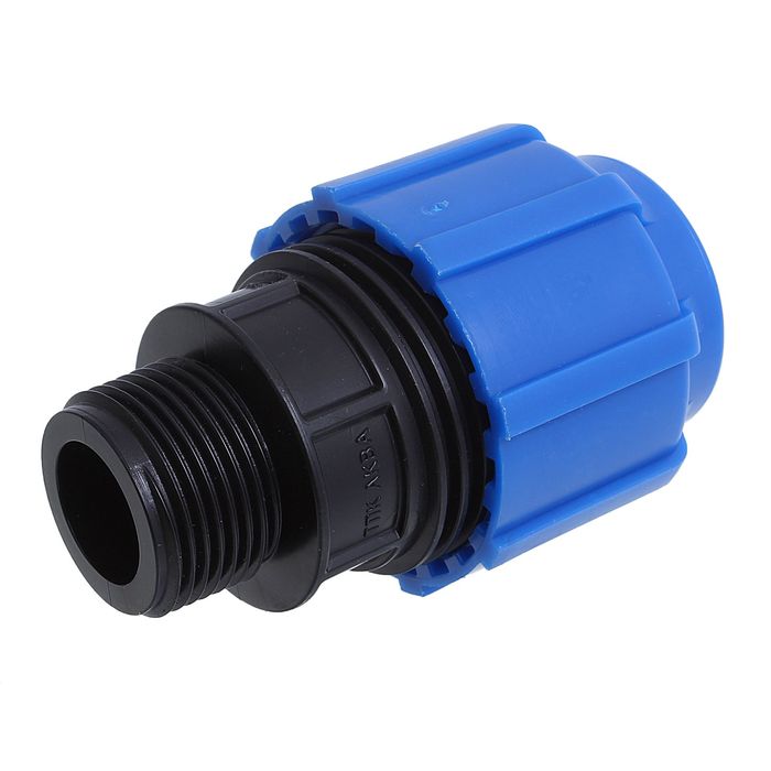 Муфта ПНД "ТПК-Аква", 32 мм х 1", наружная резьба