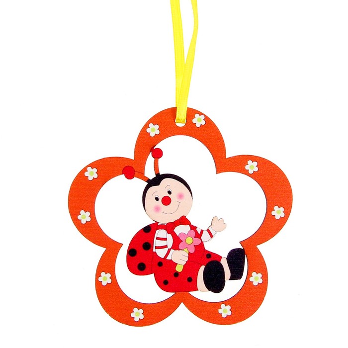 Подвеска декор "Божья коровка"