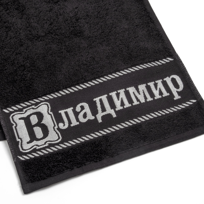 Полотенце махровое "Владимир" 30х70 см 100% хлопок, 370гр/м2