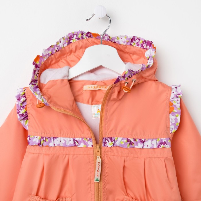 Плащ для девочки "Леля", рост 80 см, цвет абрикосовый