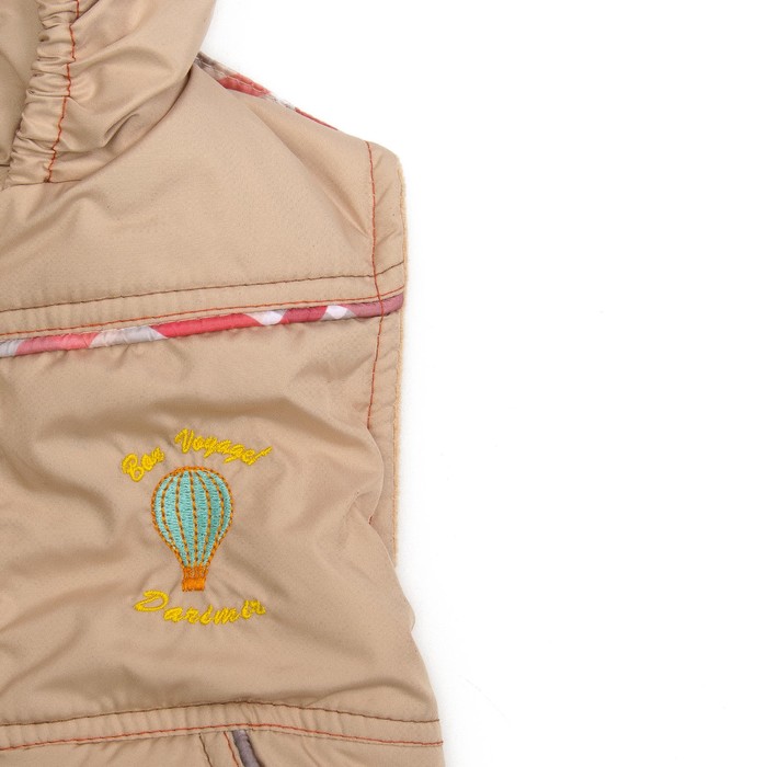 Жилет для мальчика "Круиз", рост 74 см, цвет бежевый