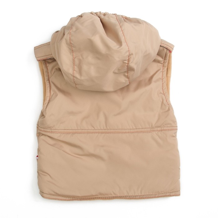 Жилет для мальчика "Круиз", рост 74 см, цвет бежевый