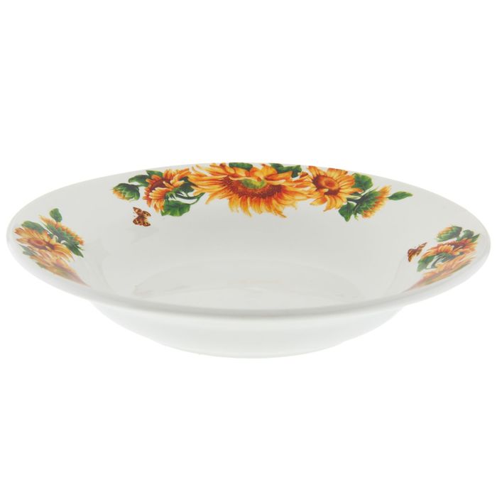Тарелка глубокая 20 см "Подсолнух-2", 250 мл