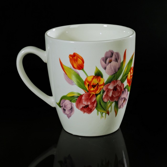 Кружка 370 мл "Тюльпаны-2"