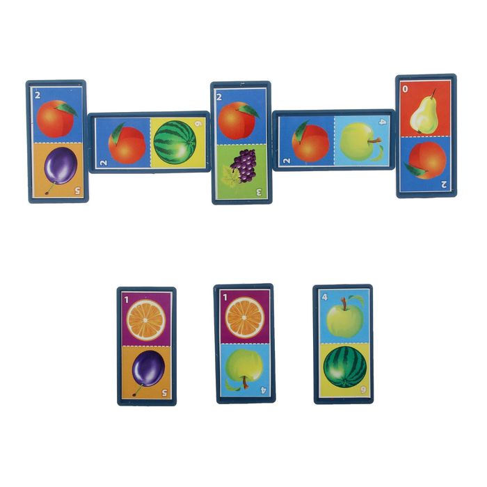 Домино "Фрукты и цвета"