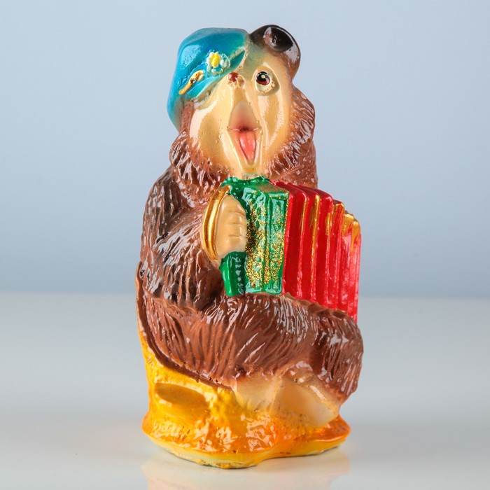 Копилка "Медведь с гармошкой"