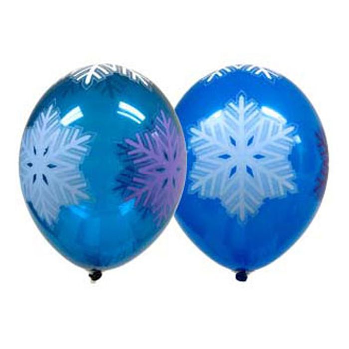 Шар латексный 14" "Снежинка", набор 25 шт., цвета МИКС