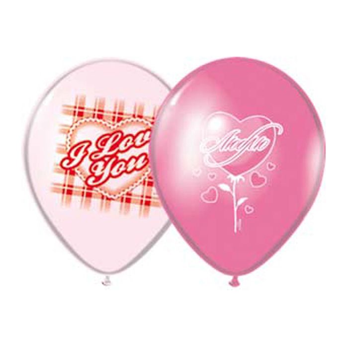 Шар латексный 12" "С любовью", набор 50 шт., цвета МИКС