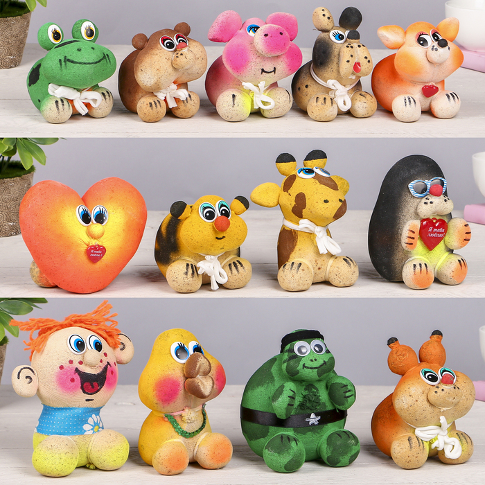 Растущая травка "Зверушки" МИКС