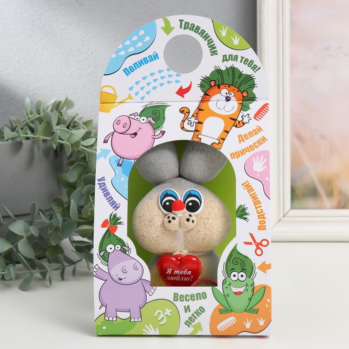 Растущая травка «Заяц», МИКС