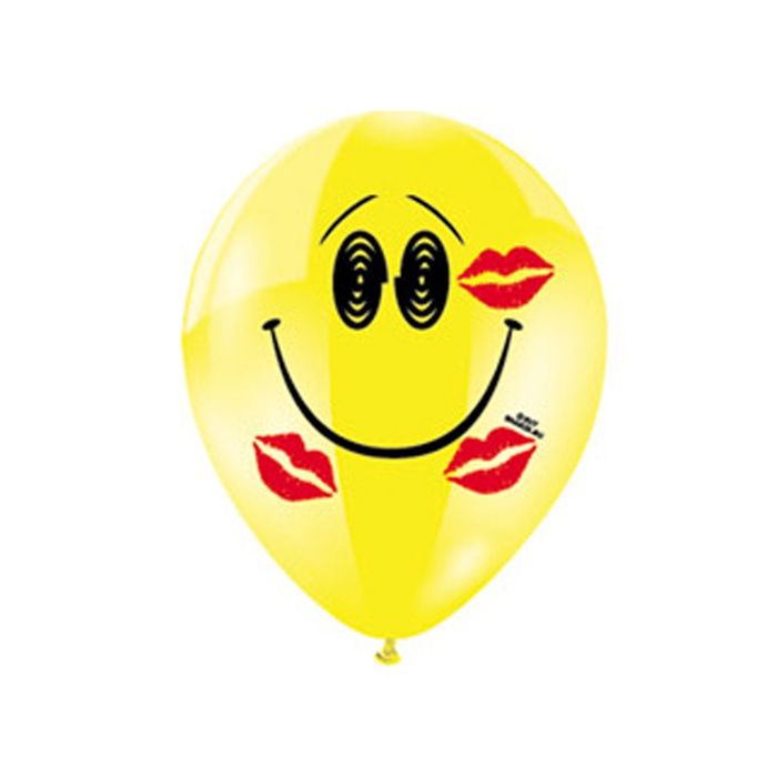 Шар латексный 14" "Улыбка", цвета МИКС, набор 50 шт.