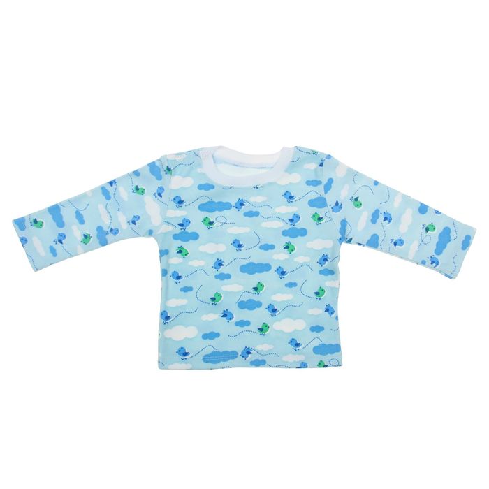 Джемпер детский с кнопкой, рост 74 см, цвет микс 20-4709-С