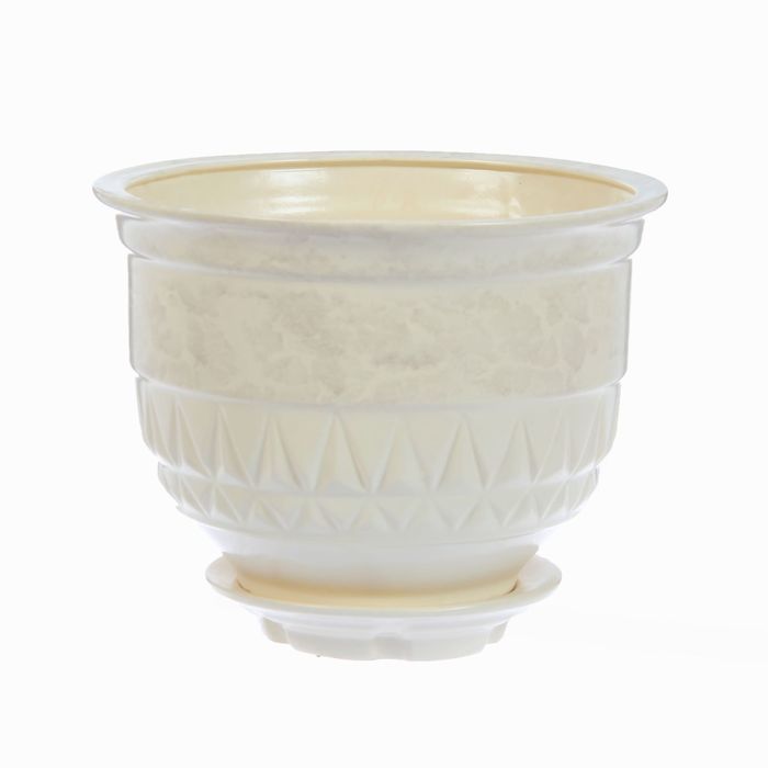 Кашпо "Астория" белое 6 л