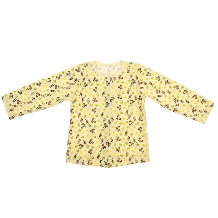 Кофточка на кнопках с длинным рукавом для девочки, рост 56 см, цвет микс 30-4706 - С