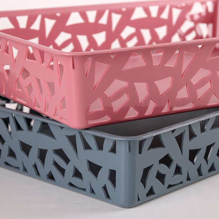 Комплект корзинок универсальных, 3 шт, цвет МИКС