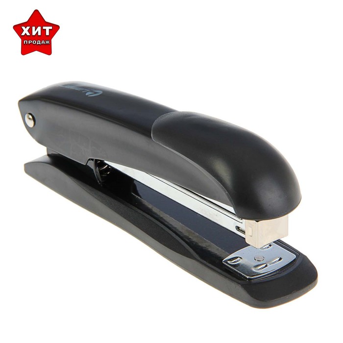 Степлер №24/6 и 26/6 30 листов Lamark Ulrich металлический корпус, встроенный антистеплер, индикатор скоб