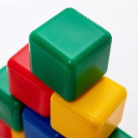 Набор цветных кубиков, 9 штук, 4 × 4 см от Сима-ленд