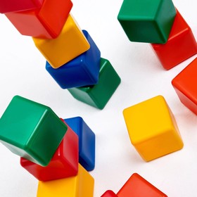 Набор цветных кубиков,16 штук 6 × 6 см от Сима-ленд