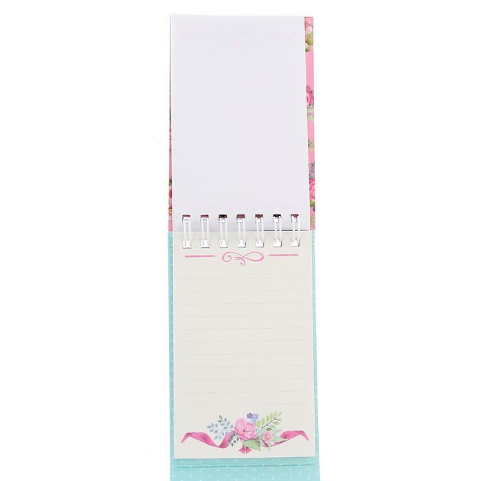 Блокнот на гребне с фигурным отворотом "Мамочка", 30 листов