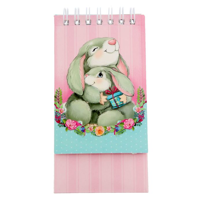 Блокнот на гребне с фигурным отворотом "Мамочка", 30 листов