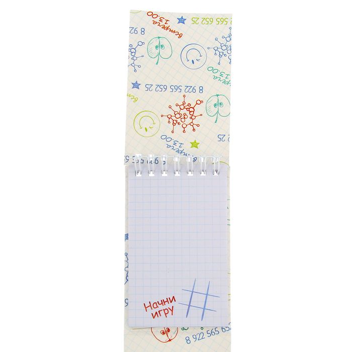 Блокнот на гребне с фигурным отворотом "Блокнот для заметок", 30 листов