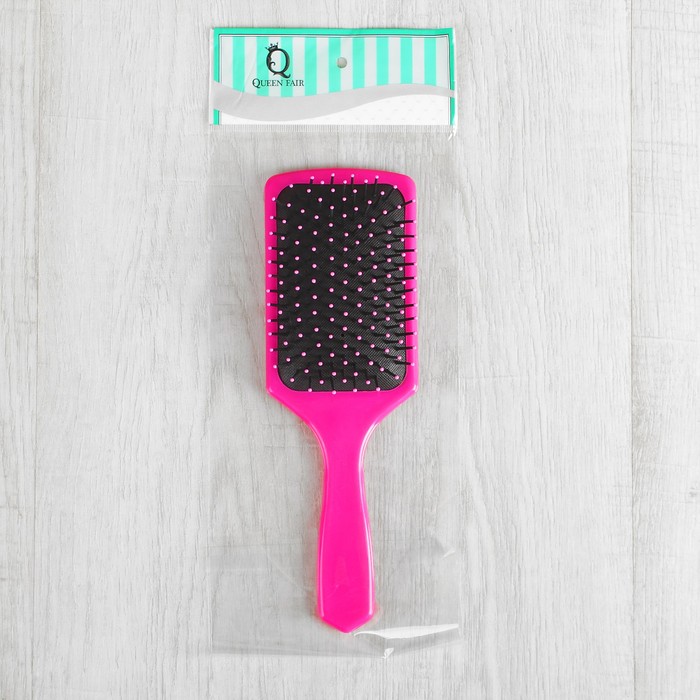 Расчёска массажная, широкая, цвета МИКС