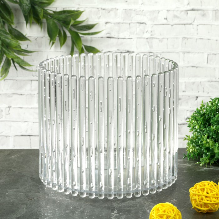 Кашпо для орхидеи 1,8 л "Шарм", прозрачное