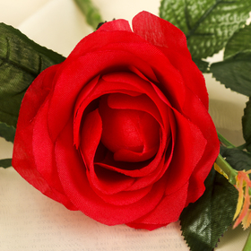 Цветы искусственные "Уральская роза" бордовая 45 см от Сима-ленд