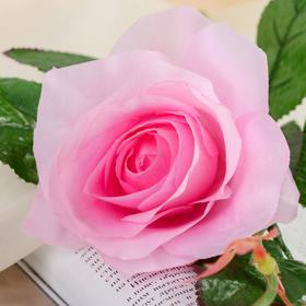 Цветы искусственные "Уральская роза" розовая 45 см от Сима-ленд