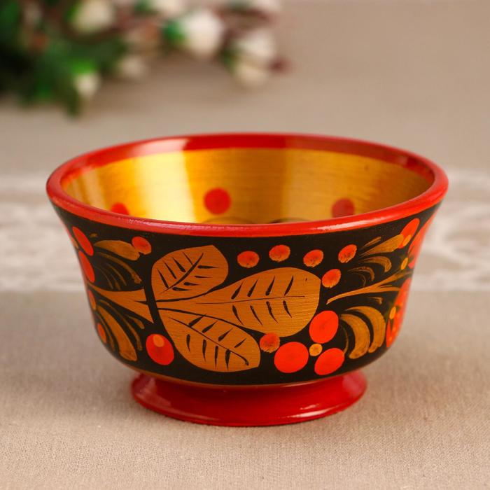 Пиала «Чашка», 10×6 см, хохлома