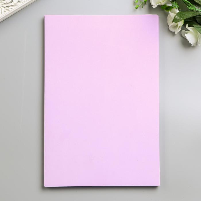 Фоамиран "Нежная сирень" 2 мм, А4, набор 5 листов