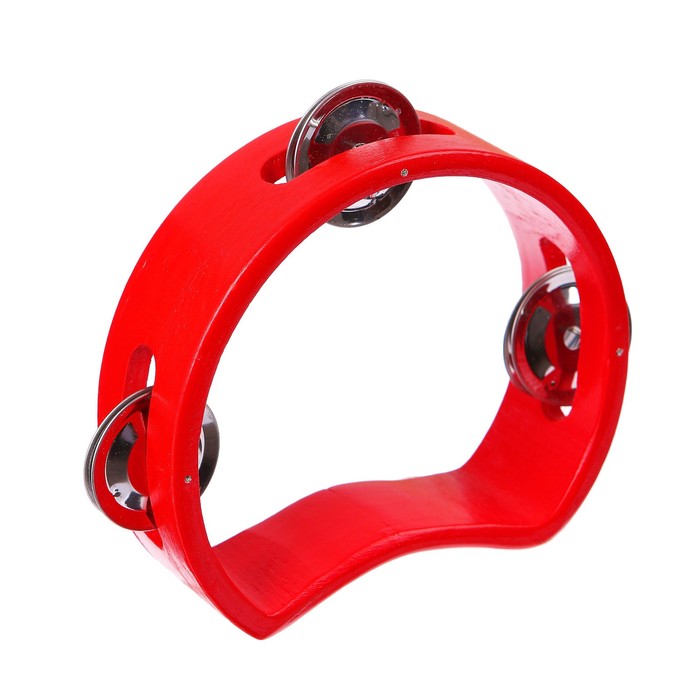 Игрушка музыкальная "Бубен" простой малый, МИКС