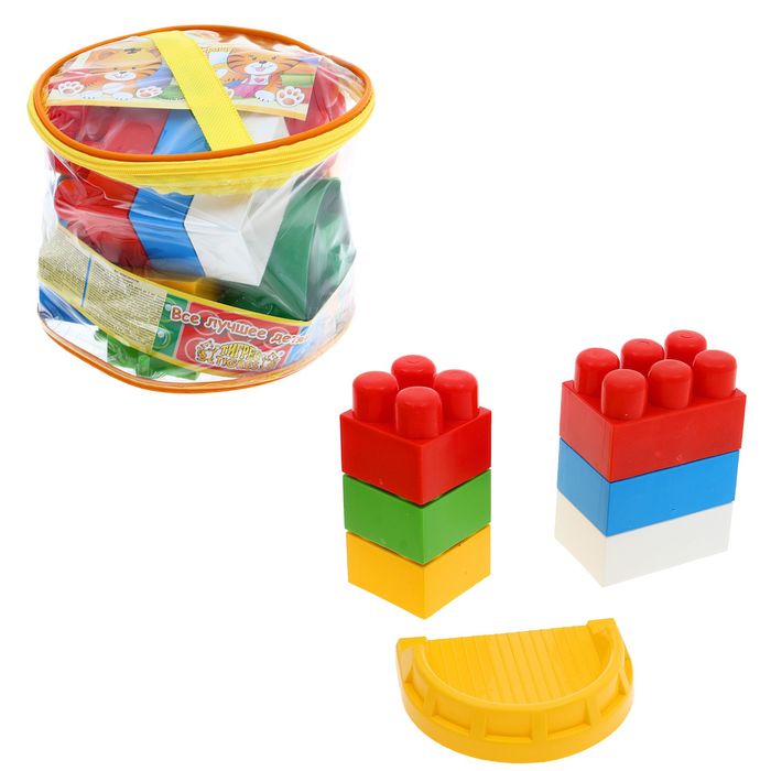 Конструктор "Чудо", 20 деталей, в сумке